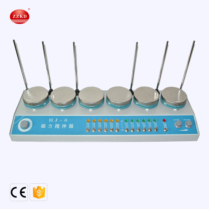 HJ-6多联磁力搅拌器